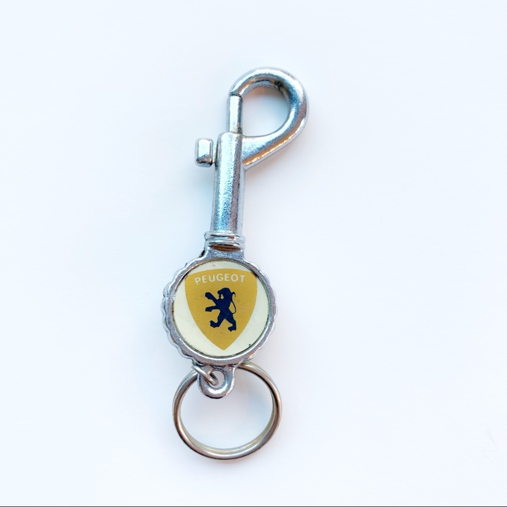 Vintage PEUGEOT Clip Keychain